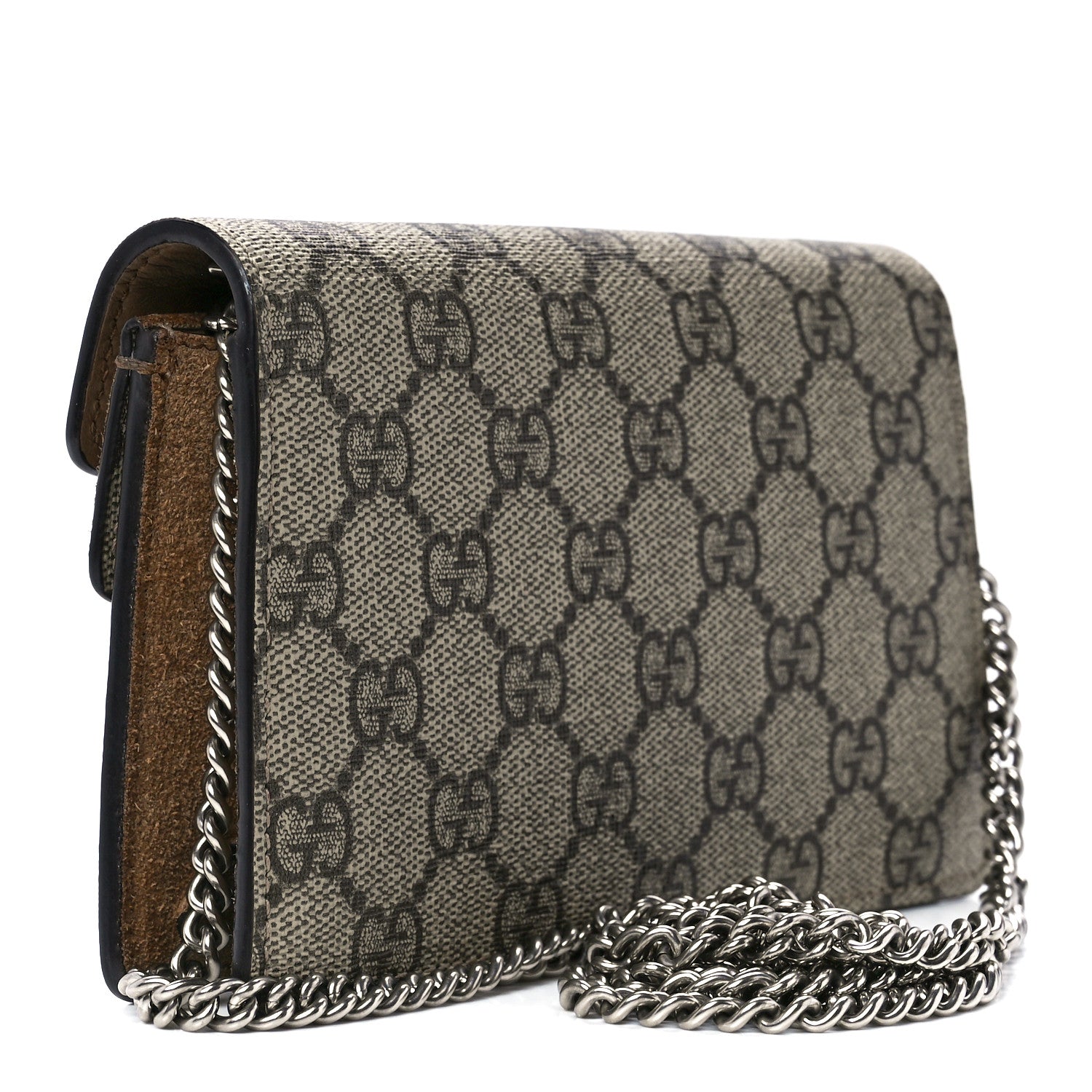Gucci GG Supreme Monogram Super Mini Dionysus Shoulder Bag Taupe 3 of 10