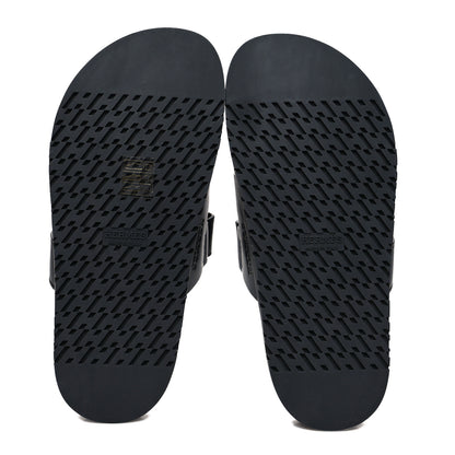 Hermes Calfskin Womens Chypre Sandals 36.5 Black 5 of 9