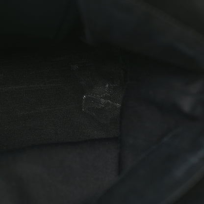 Saint Laurent Calfskin Raffia Medium Shopper Tote Black 7 of 10