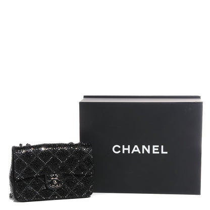 Chanel Strass Small Single Flap Black 8 of 9
