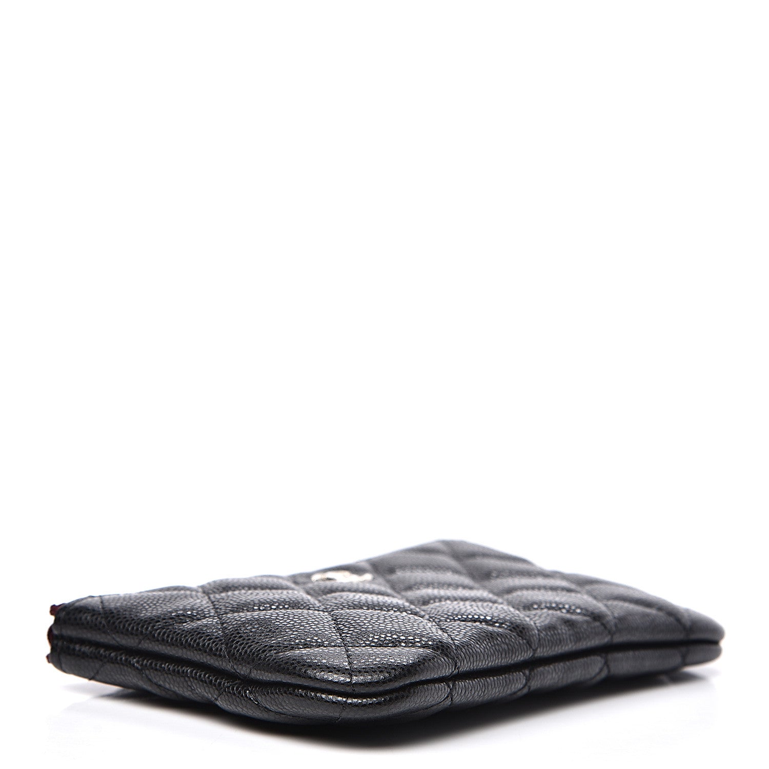 Chanel Caviar Quilted Small Cosmetic Case Black 3 of 6