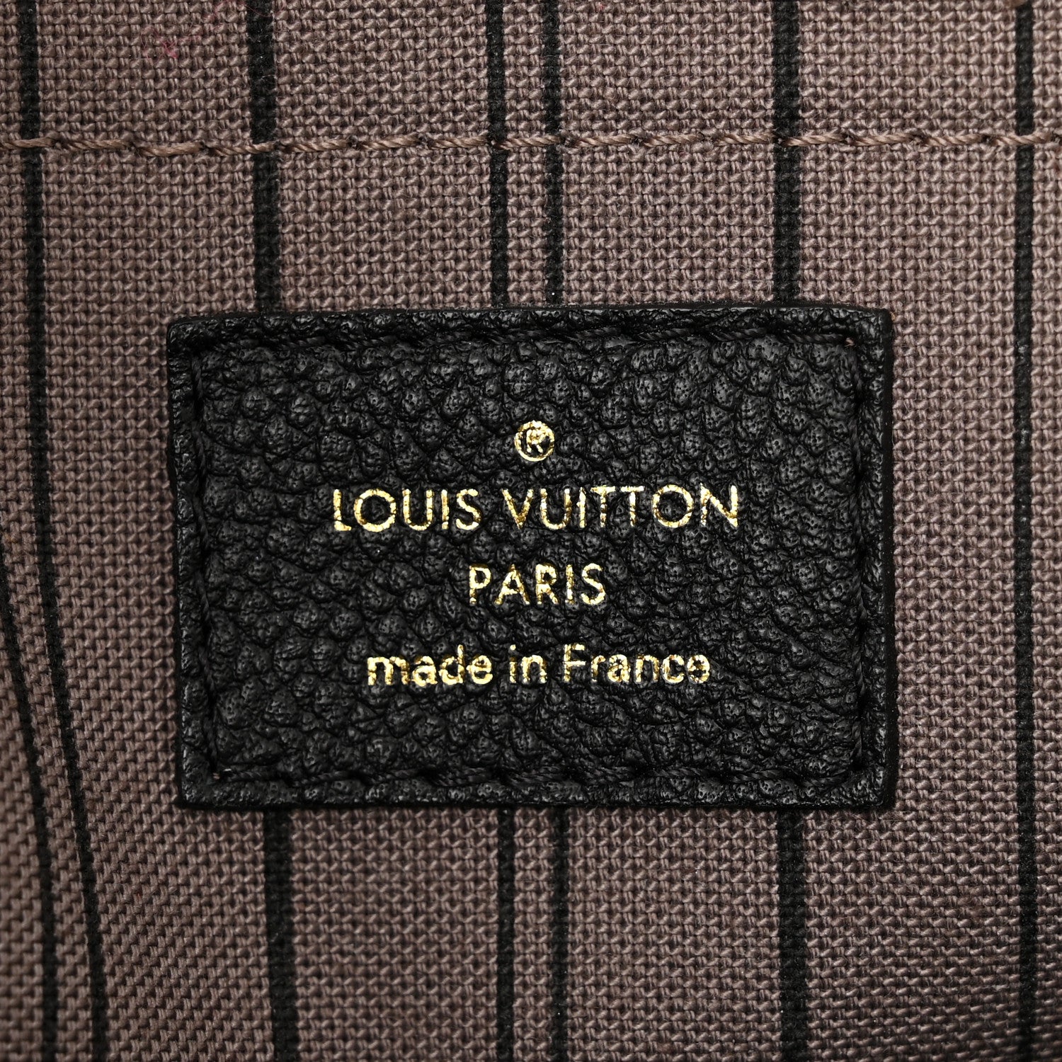 Louis Vuitton Empreinte Montaigne MM Black 6 of 10