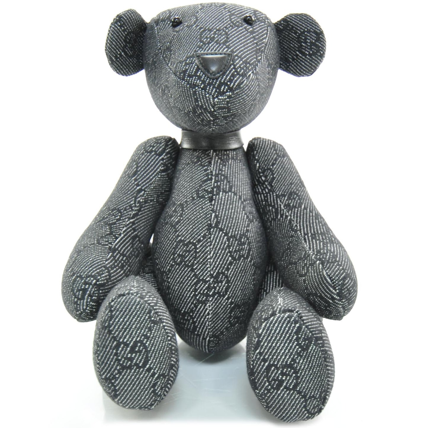 Monogram Stuffed Teddy Bear Navy Blue