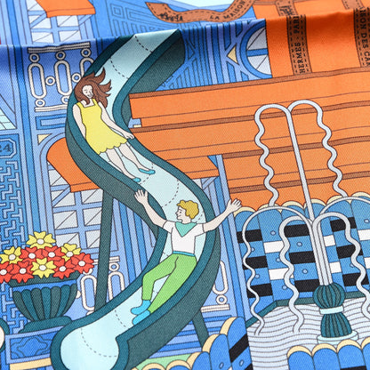 Hermes Silk La Maizeon Des Carres Scarf 90 7 of 9