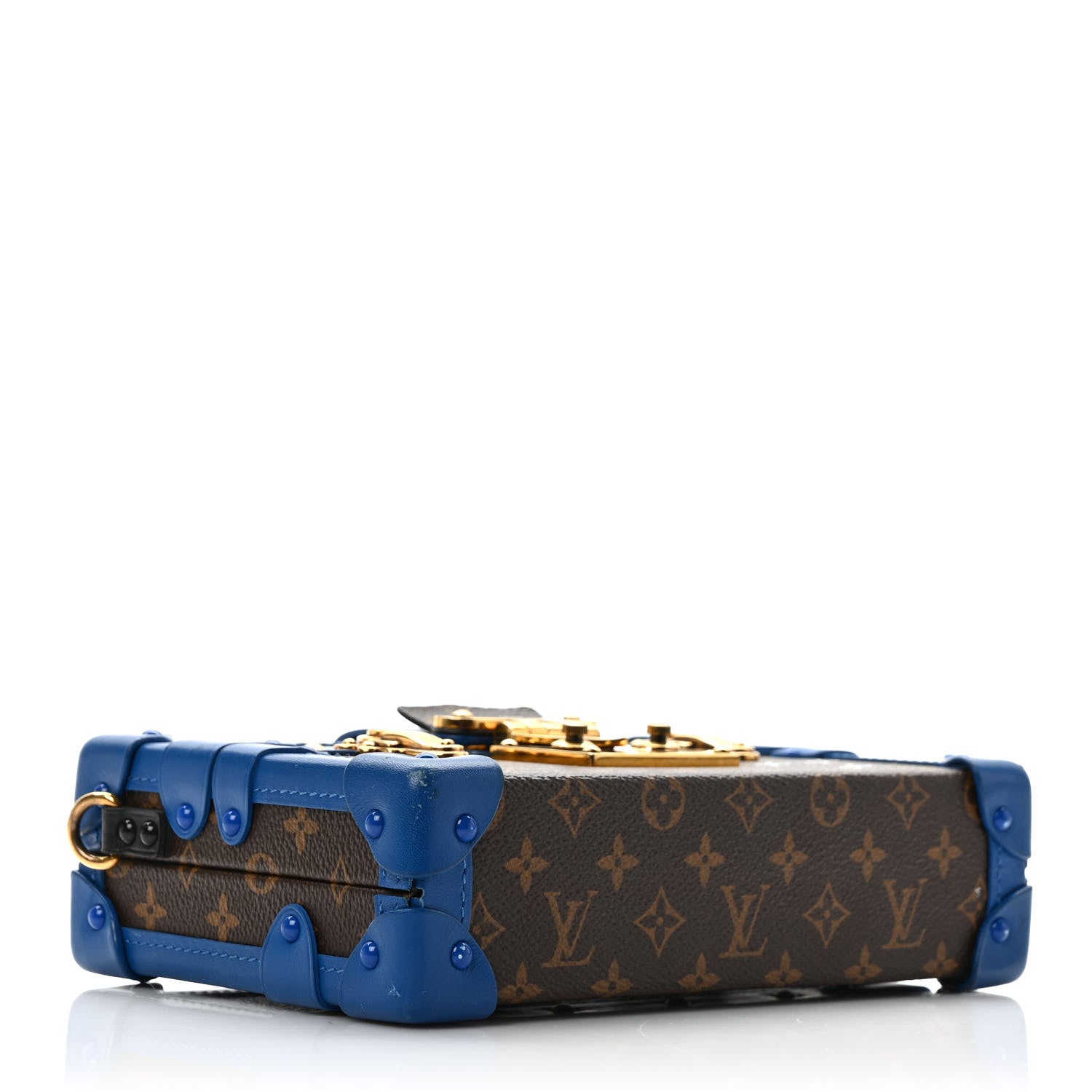 Louis Vuitton Monogram Petite Malle Blue Royal 4 of 10