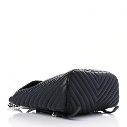 Chanel Calfskin Chevron Quilted Large Urban Spirit Backpack Black 4 of 9