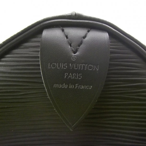 Louis Vuitton Epi Speedy 25 Black 7 of 9