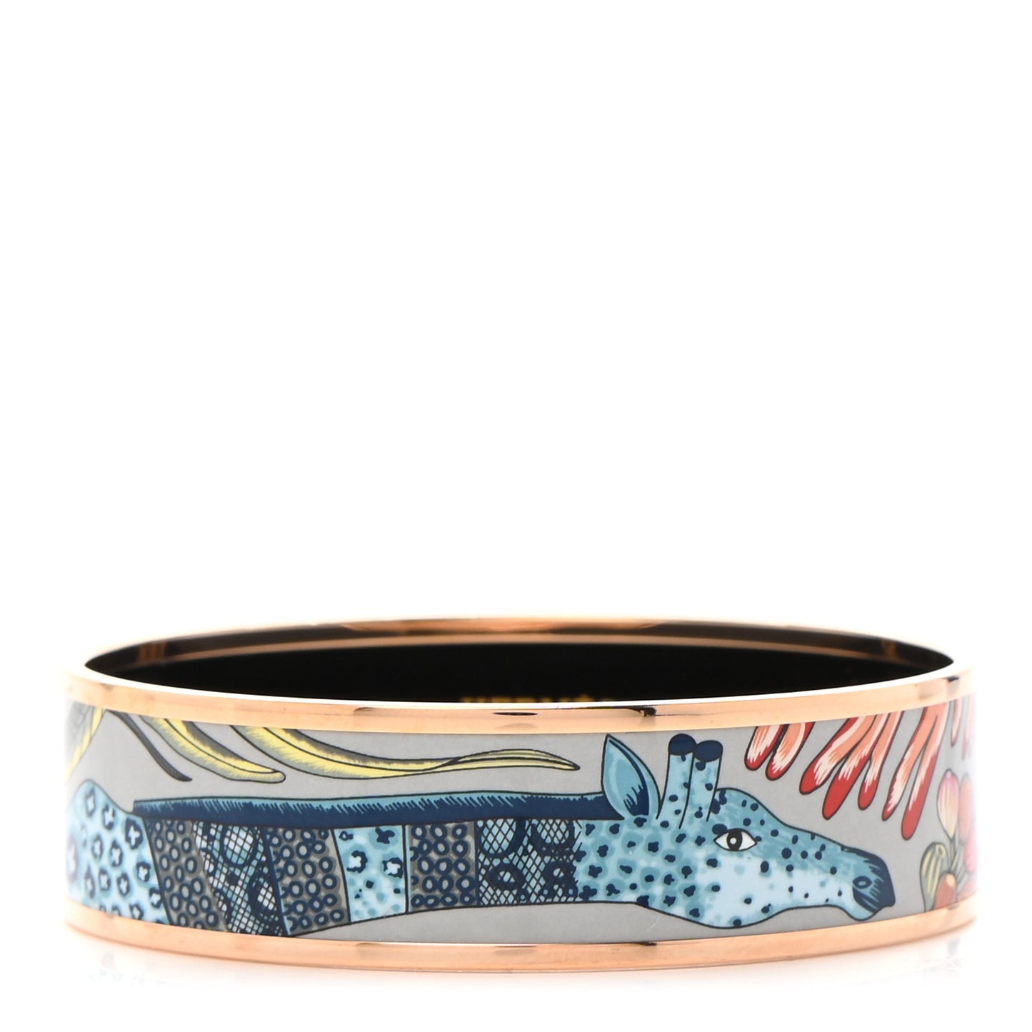 Enamel Printed Wide Le Marche de Savana Bracelet 70 Romantique