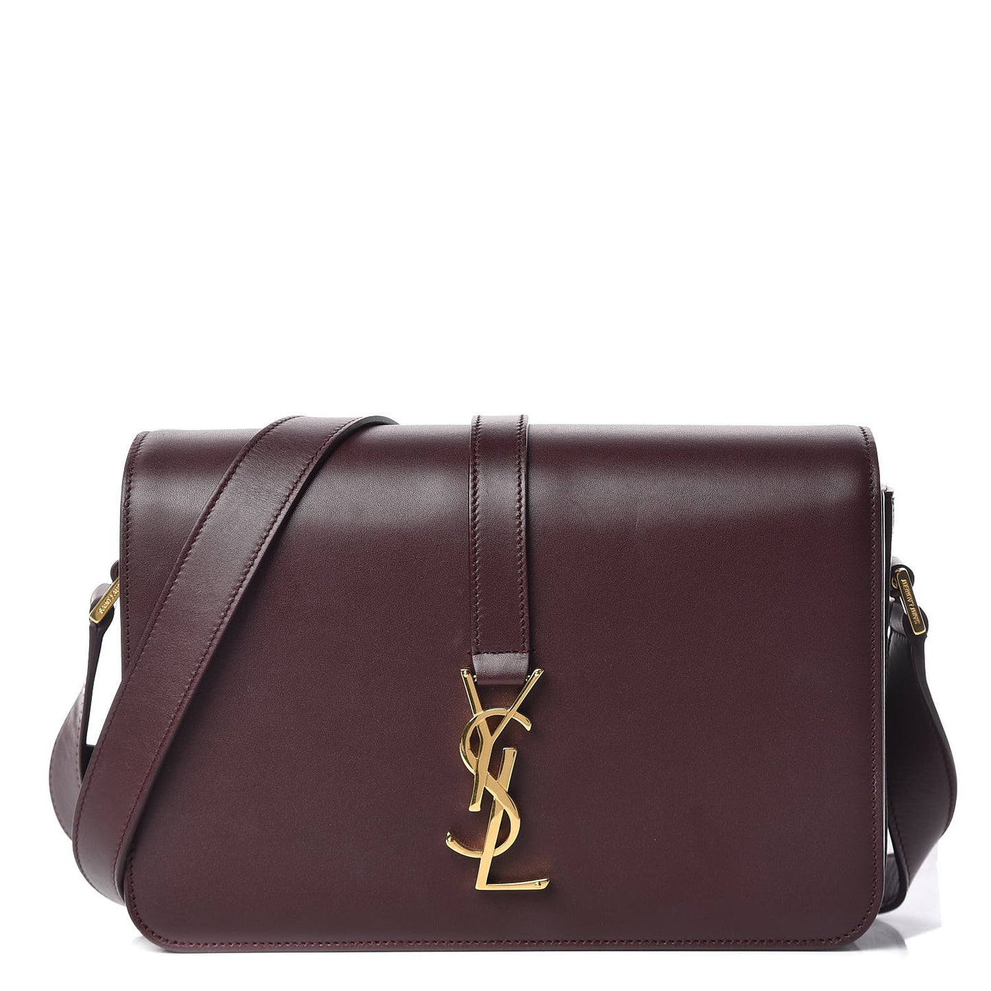 Smooth Calfskin Medium Classic Monogram Universite Bag Dark Red
