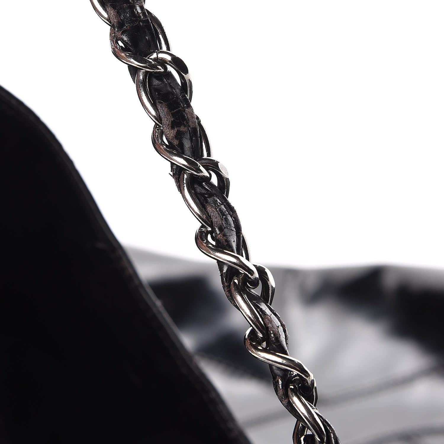 Chanel Vinyl XL Coco Cabas Black 10 of 18