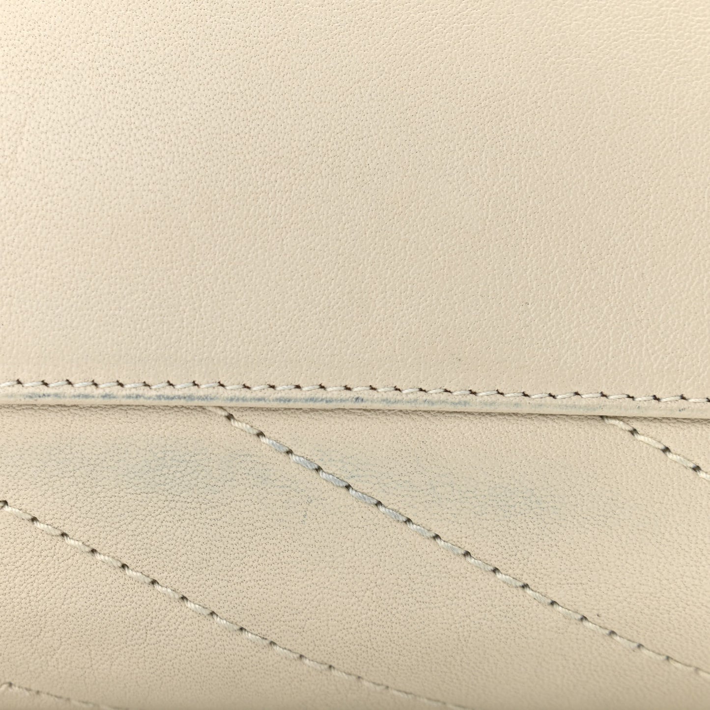 Vintage Lambskin Chevron Monogram Medium Nolita Crema Soft