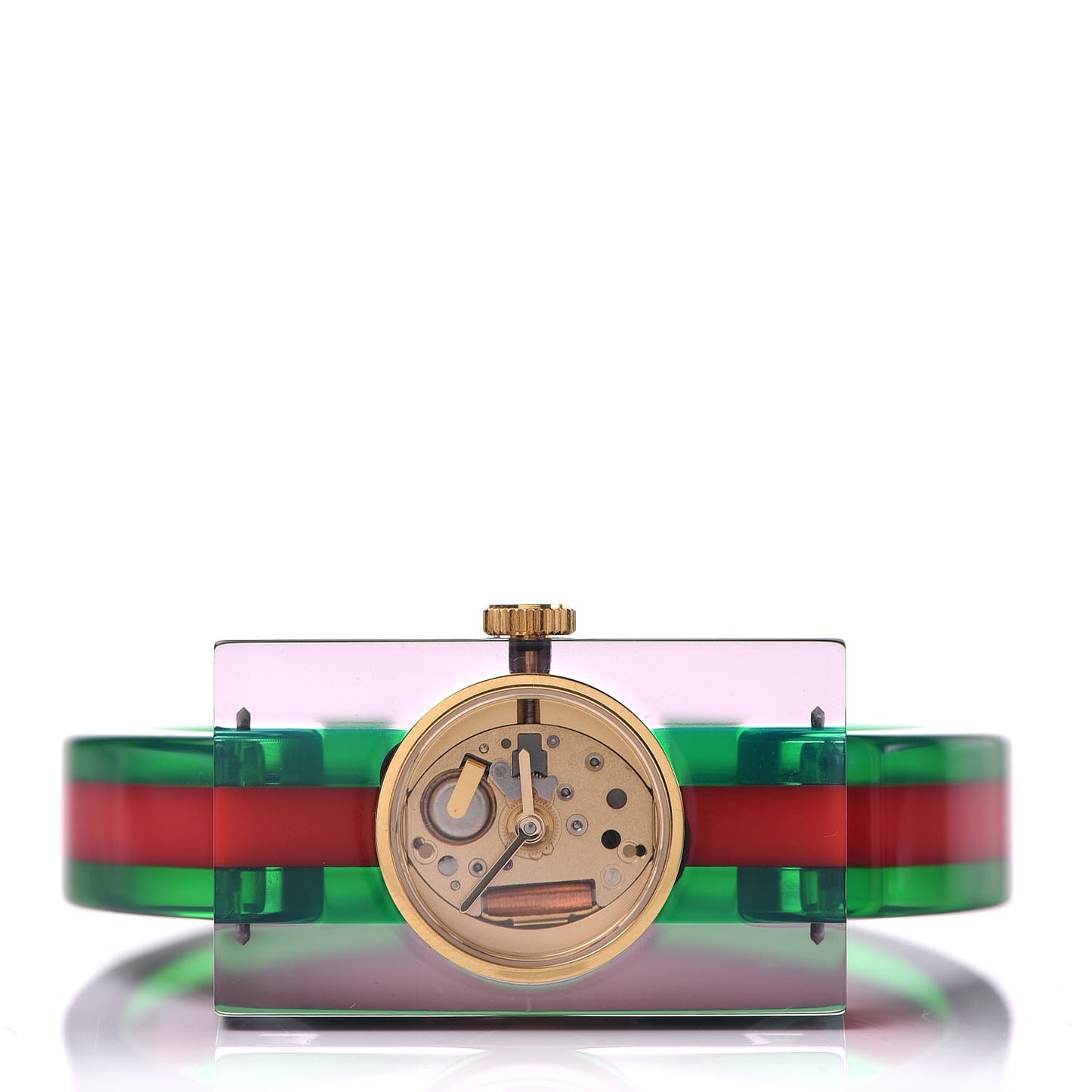 Stainless Steel Plexiglass 24mm Quartz Watch