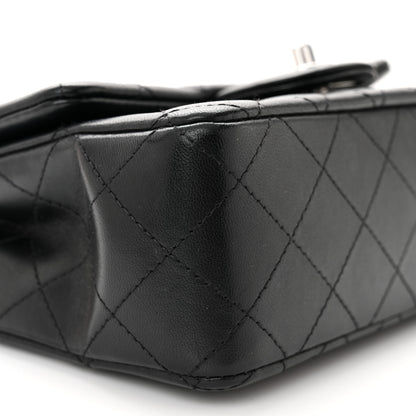 Chanel Lambskin Quilted Mini Rectangular Flap Black 9 of 10