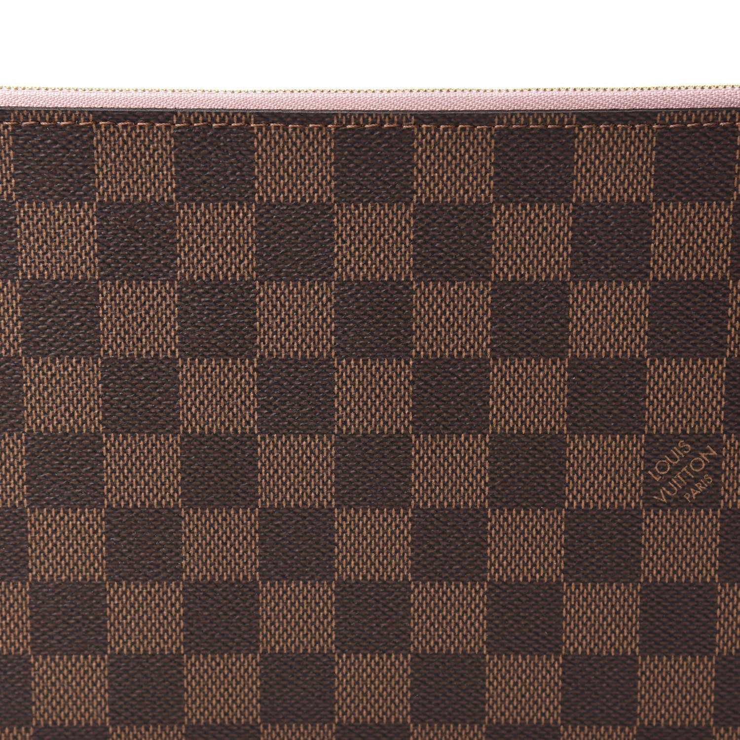 Louis Vuitton Damier Ebene Neverfull MM GM Pochette Rose Ballerine 9 of 9