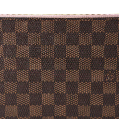 Louis Vuitton Damier Ebene Neverfull MM GM Pochette Rose Ballerine 9 of 9