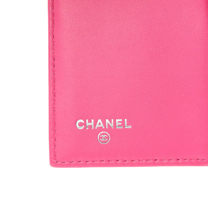 Chanel Caviar Quilted Compact Zipped Wallet Pink 6 of 8