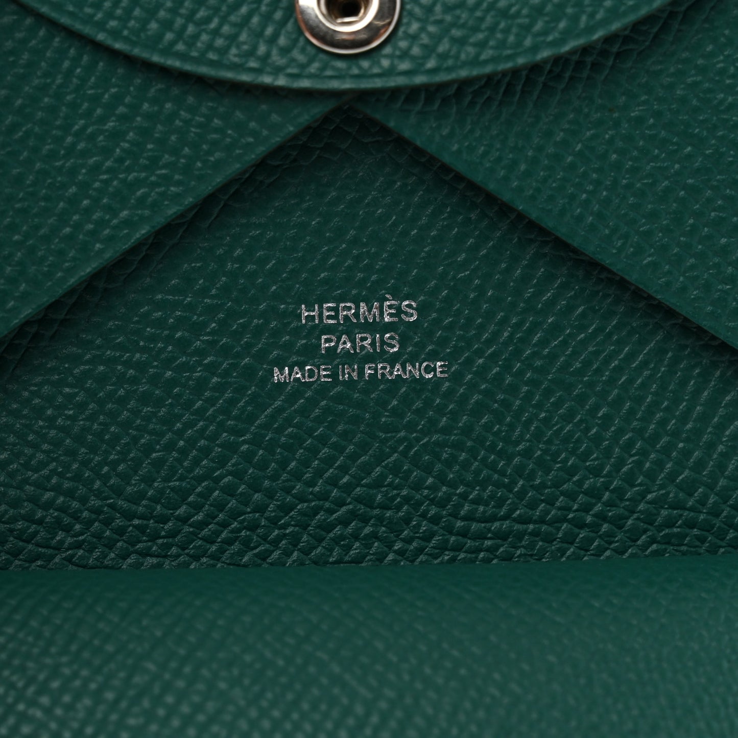 Epsom Calvi Duo Card Case Malachite