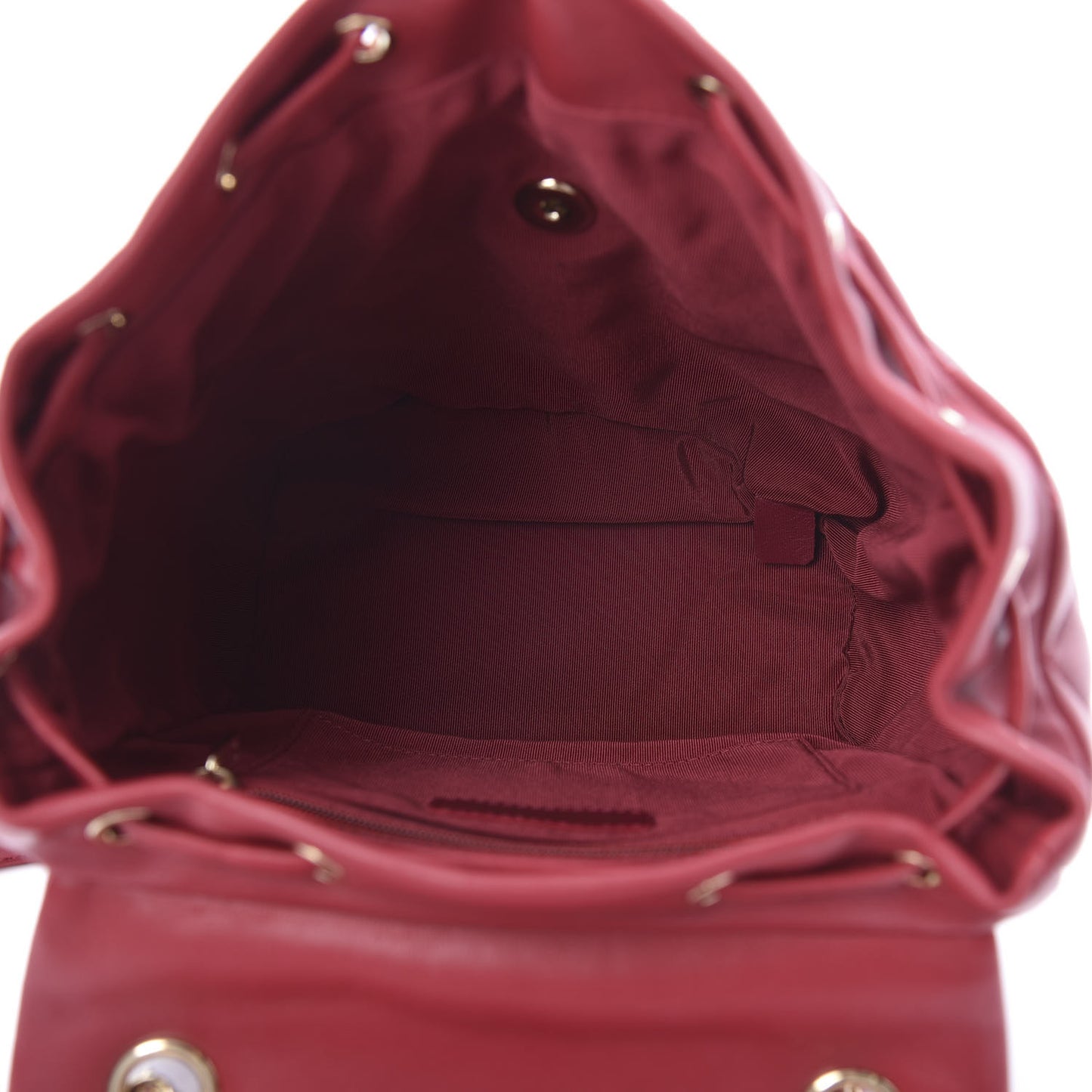 Lambskin Quilted Small Urban Spirit Backpack Red