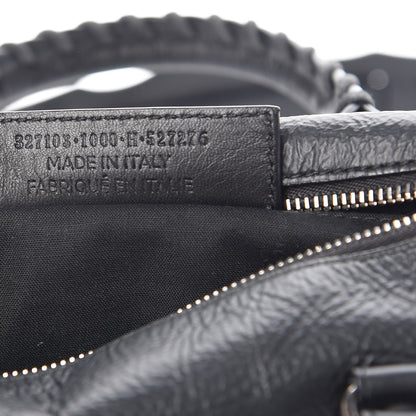 Balenciaga Matte Goatskin Rubber Covered Classic Hardware Mini Twiggy Black 7 of 9