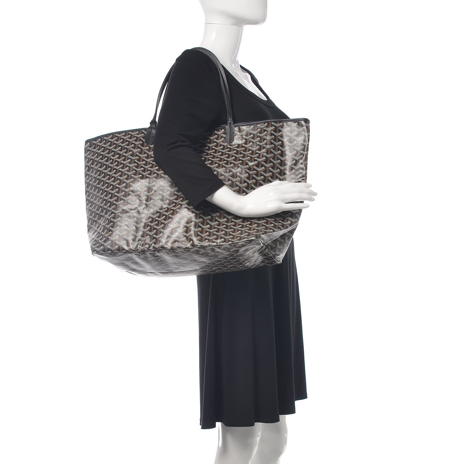 Goyard Goyardine Saint Louis GM Black 2 of 9