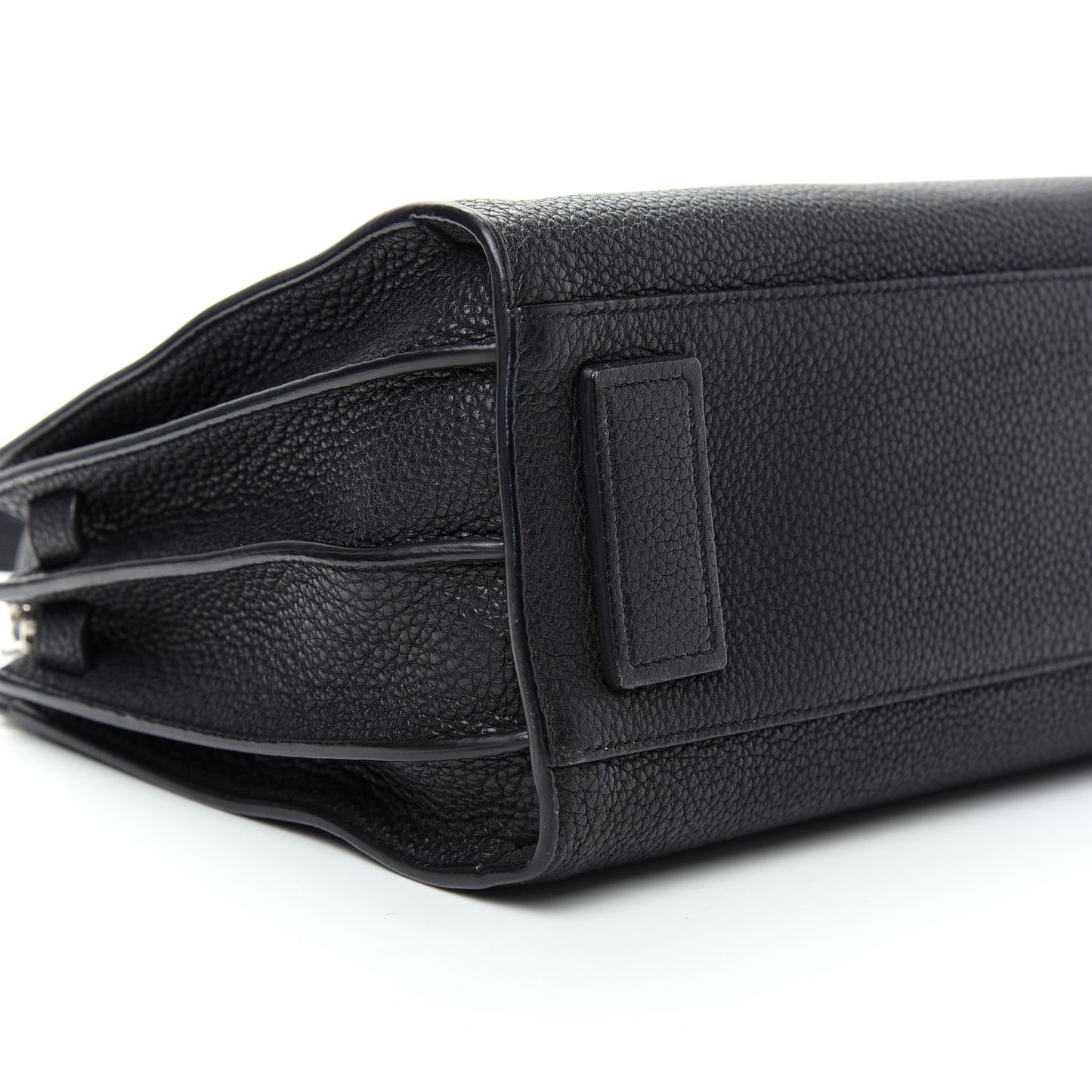 Grained Calfskin Baby Sac De Jour Souple Black