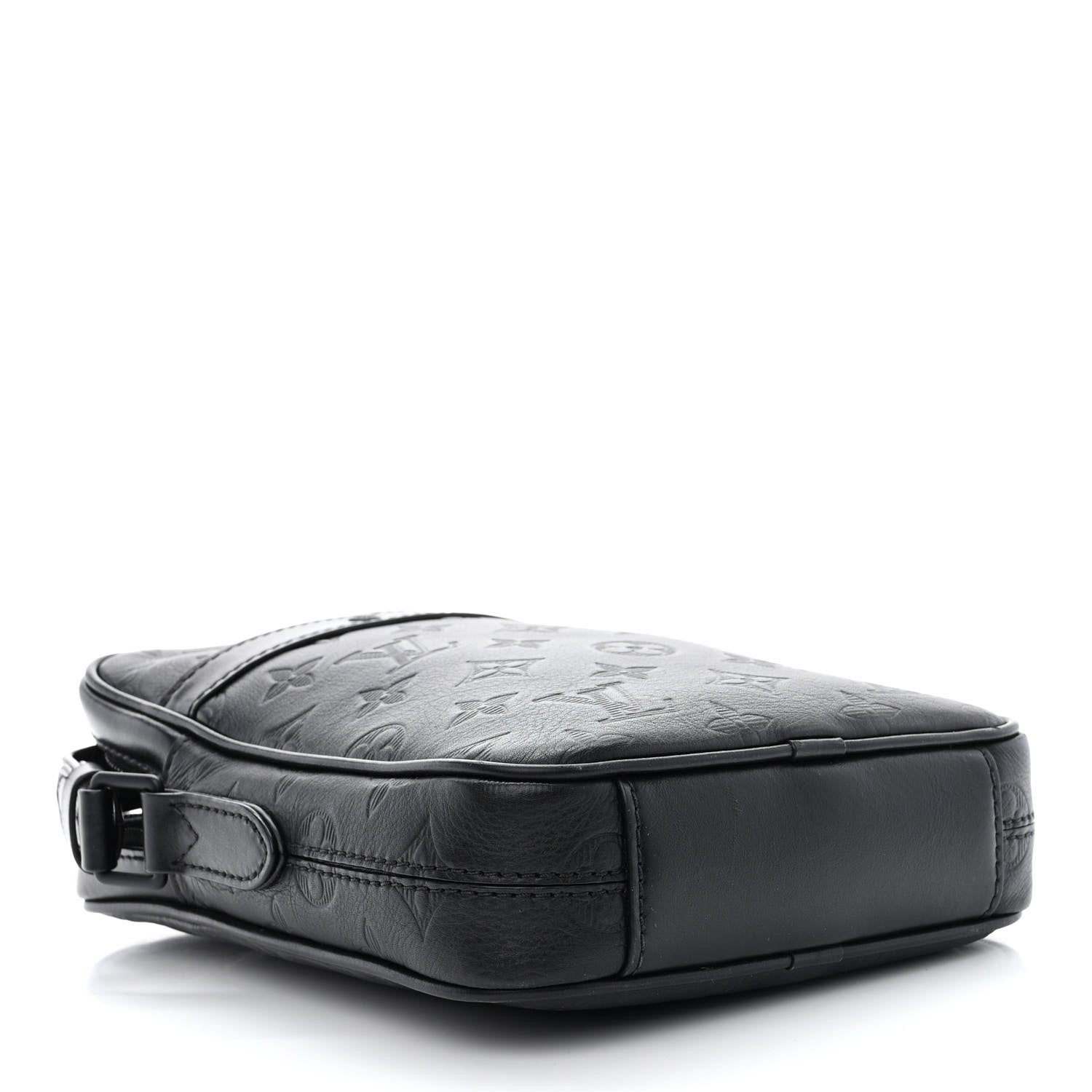 Louis Vuitton Calfskin Monogram Shadow Danube PM Black 4 of 11