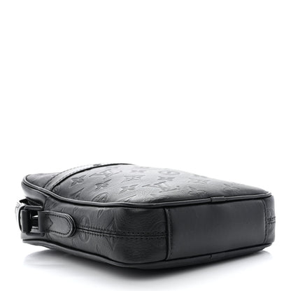Louis Vuitton Calfskin Monogram Shadow Danube PM Black 4 of 11