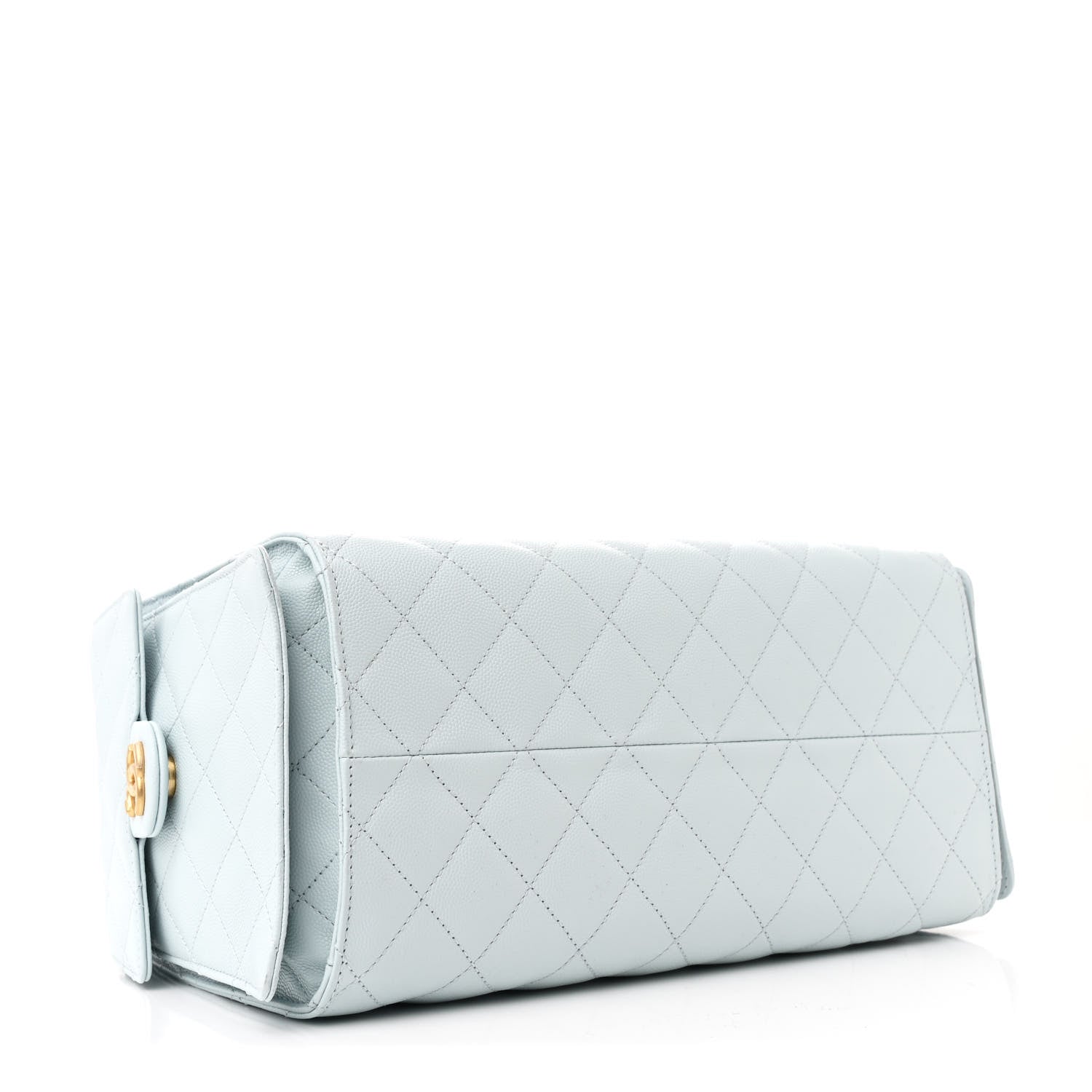Chanel Caviar Quilted Medium Chanel 25 Handbag Light Blue 5 of 13