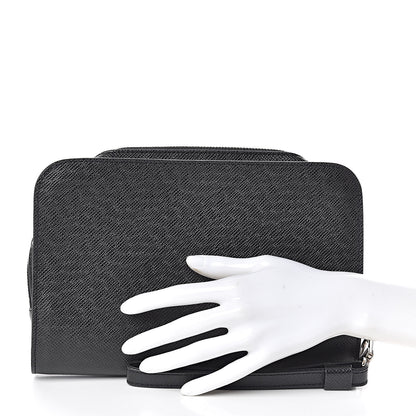 Louis Vuitton Taiga Baikal Pochette Ardoise 2 of 15