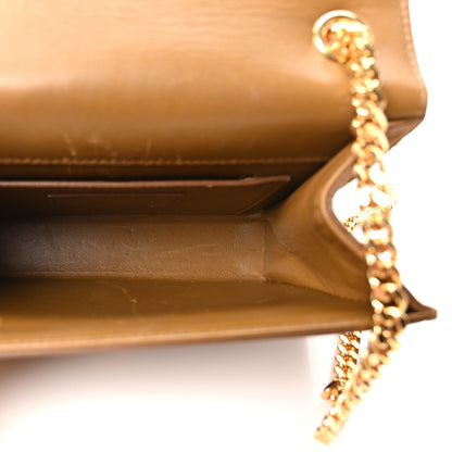Saint Laurent Suede Small Classic Monogram Kate Tassel Satchel Light Ochre 5 of 10
