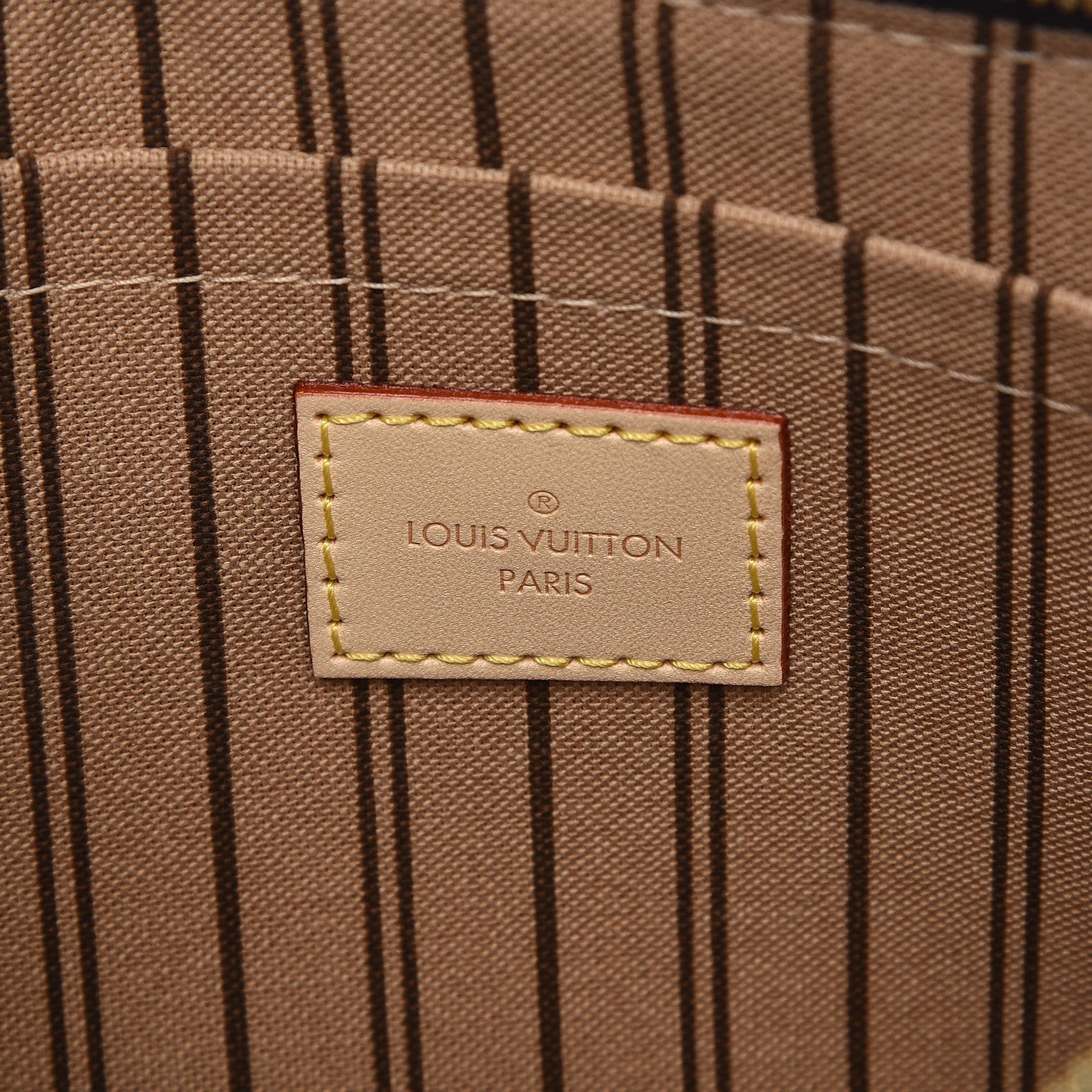 Louis Vuitton Monogram Neverfull MM GM Pochette 6 of 8