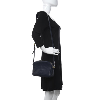 Prada Glace Calfskin Embossed Logo Crossbody Baltico 2 of 11
