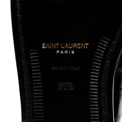 Saint Laurent Supple Eel Le 15 Loafer Penny Slippers 36.5 Black 7 of 8