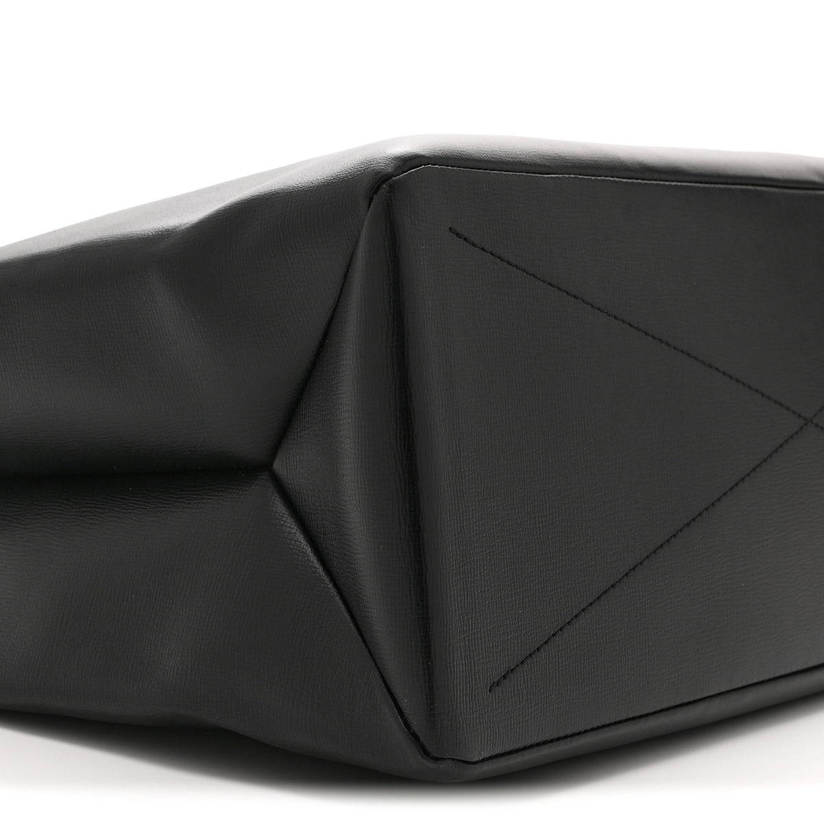 Calfskin Shopper Tote MM Black