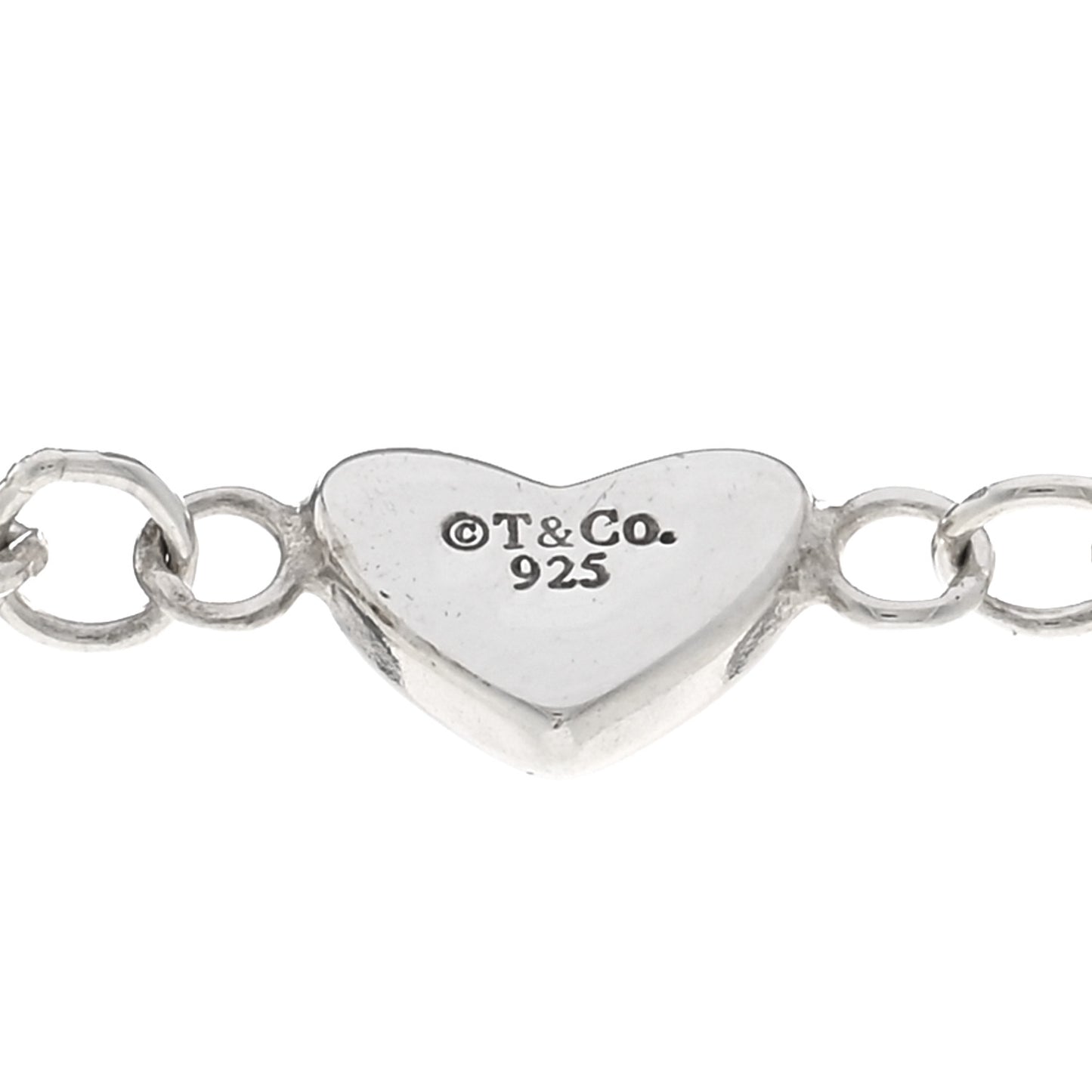 Sterling Silver Open Heart Station Necklace