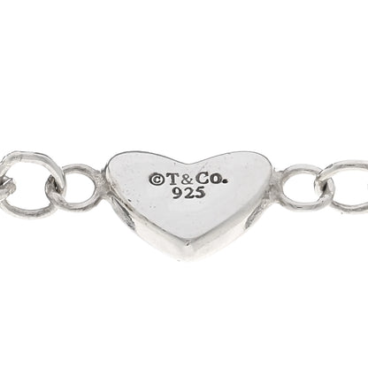 Tiffany Sterling Silver Open Heart Station Necklace 4 of 4