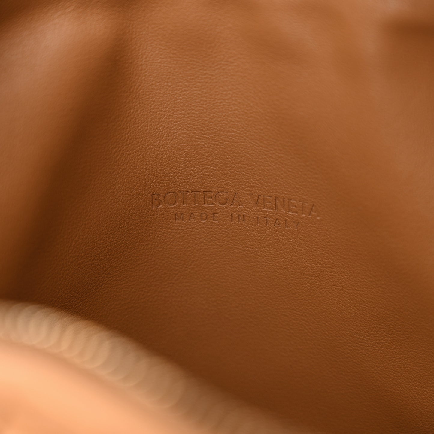 Nappa Intrecciato Teen Jodie Hobo Caramel
