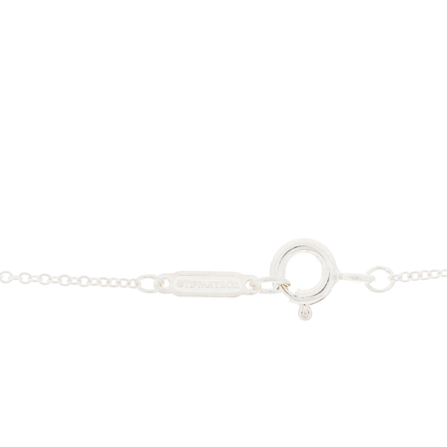 Tiffany Sterling Silver Enamel Gift Box Charm Necklace Blue 3 of 4