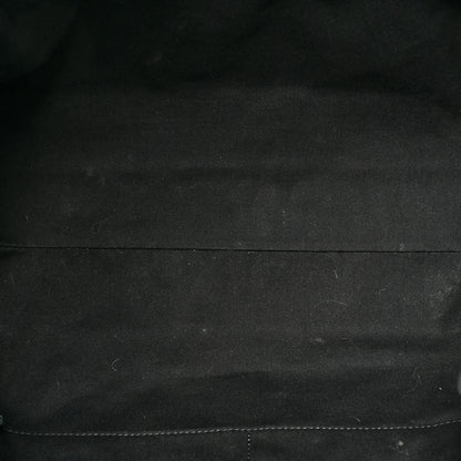 Chanel Mixed Fibers Calfskin Striped Medium Deauville Tote Black 5 of 17