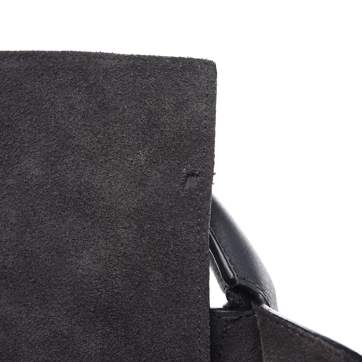 Supple Grained Calfskin Small Big Bag Anthracite