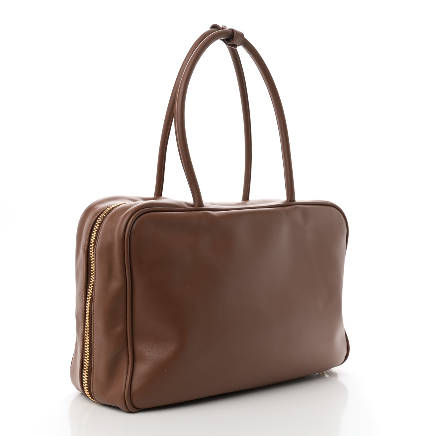 Soft Calf Softy Large Beau Top Handle Bag Cognac