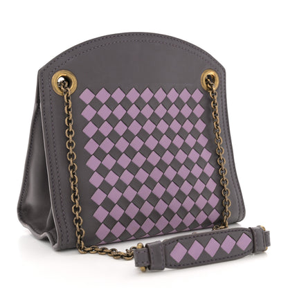 Bottega Veneta Nappa Intrecciato Chain Wallet Quetsche Wisteria 3 of 13