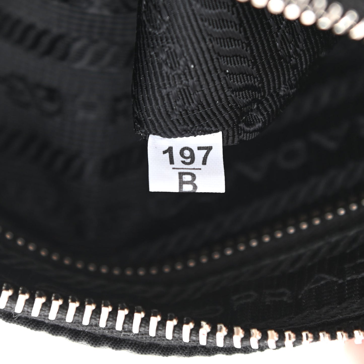 Nylon Tessuto Impuntu Quilted Crossbody Bag Black