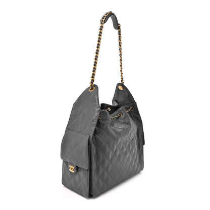 Chanel Caviar Quilted Medium Chanel 25 Handbag Dark Grey 3 of 12