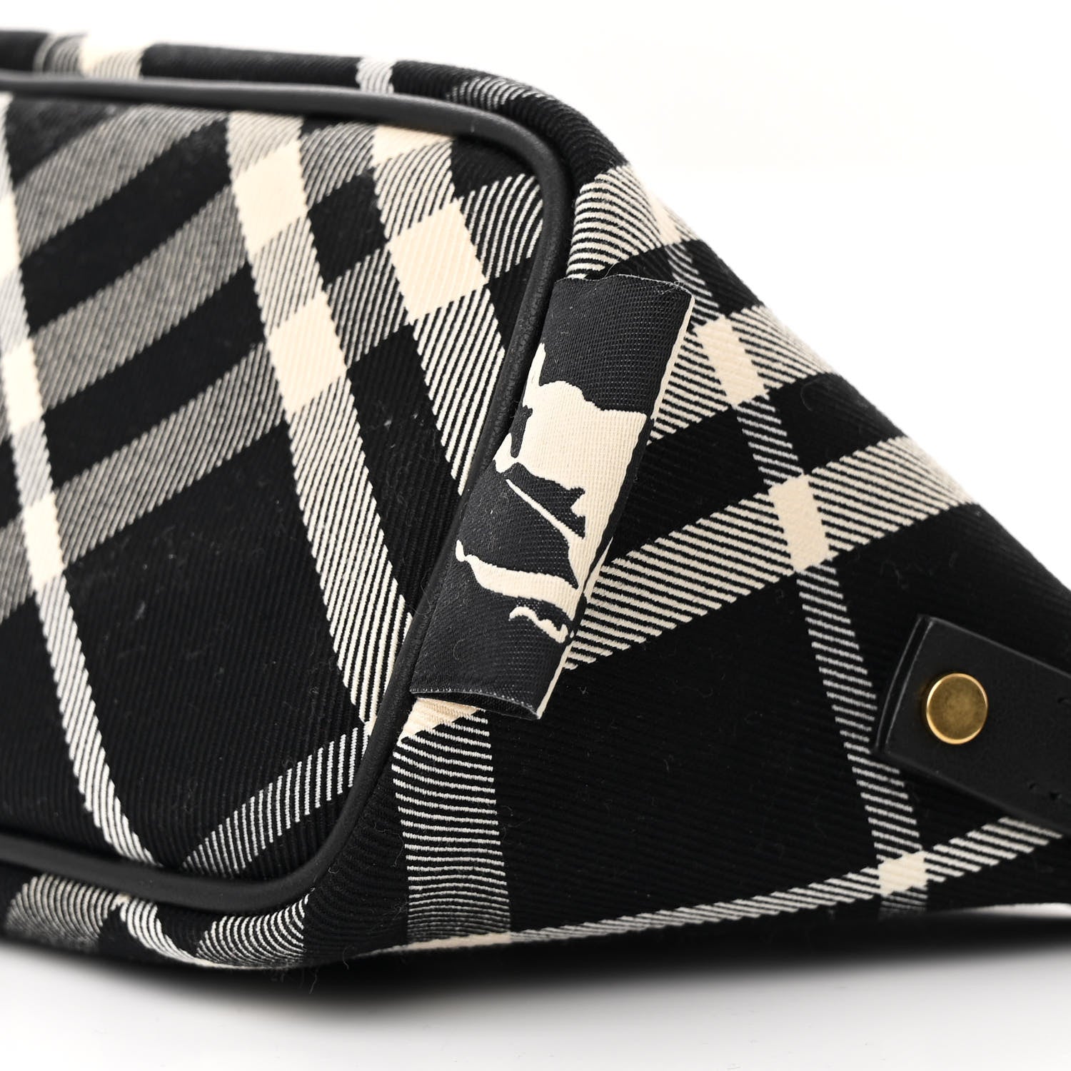 Burberry Essential Check Simple Baguette Black Calico 11 of 11