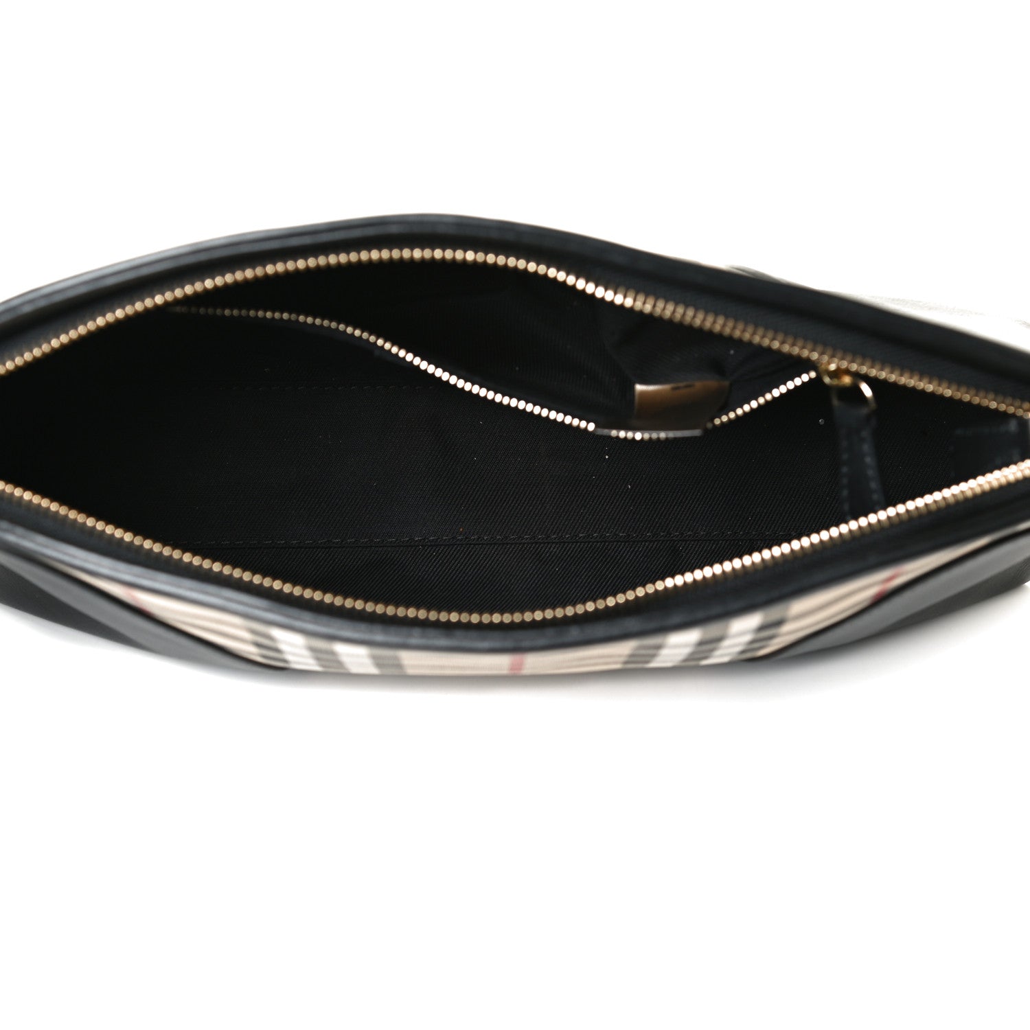Burberry Horseferry Check Small Chichester Crossbody Clutch Bag Black 5 of 15