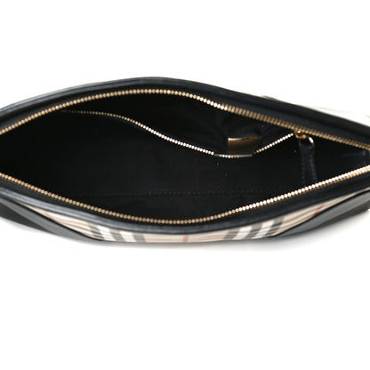 Burberry Horseferry Check Small Chichester Crossbody Clutch Bag Black 5 of 15