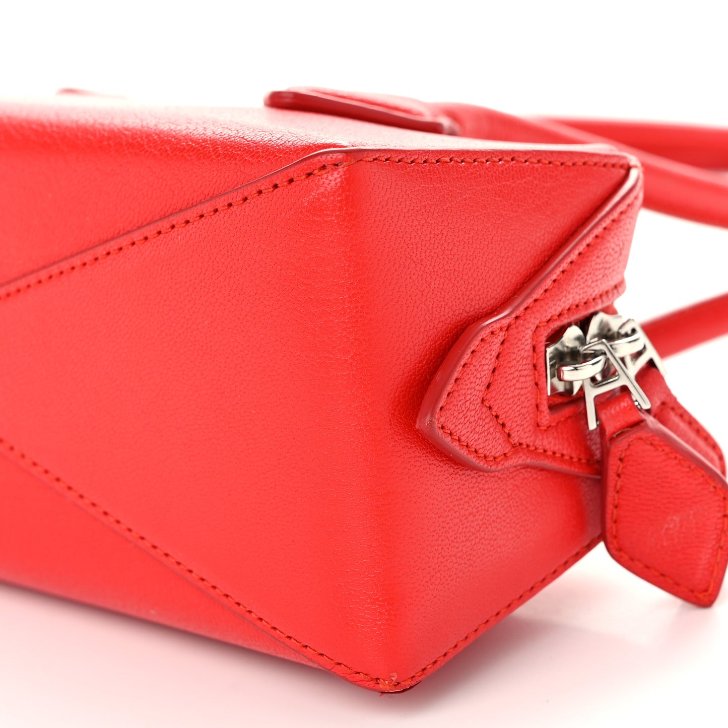 Goatskin Small Le Teckel Bag Rouge