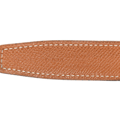 Hermes Swift Epsom 24mm Mini Constance H Belt 85 34 Black Gold 3 of 7