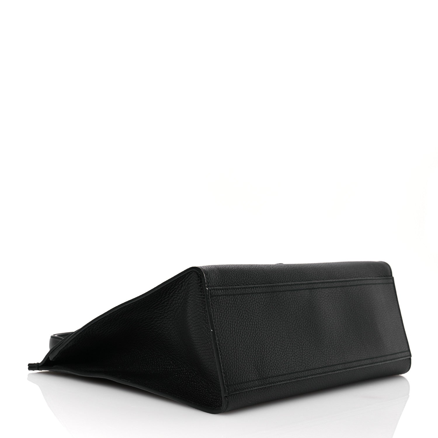 Gucci Calfskin Medium GG Marmont Top Handle Bag Black 4 of 13
